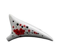 Ocarina Ocarina Instrument Hole Dark Brown Music Instruments Smooth Appearance Easy To Learn Alto C Key 12 Holes(Plum blossom)