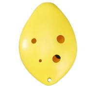 Ocarina Ocarina With Songbook Neck String Ceramic Professional Small Wind Instrument For Beginners(Yellow)