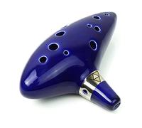 Ocarina of Time C Key 12 Hole Ceramic Ocarina with Box, Hand Support & Protective Bag - Christmas Music Lovers