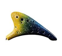 Ocarina Perfect For Professional 12-hole AC Ocarina Starry Sky 12-hole Alto C-tune Ocarina With Good Pitch(Style 4)