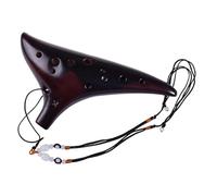 Ocarina Perfect For Professional 12-hole Alto C Ocarina Time Flute Rhythm Smoked Wind Instrument With Ocarina Bag + Lanyard