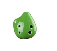 Ocarina Perfect For Professional 6 Holes Mini Ocarina Flute High Pitch C Tone/Alto Voice C Musical Instrument Colored Glaze Ocarina For Beginners(Green,AC)