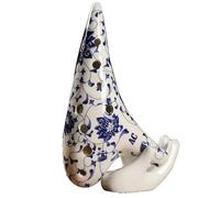 Ocarina Perfect For Professional Ceramic Ocarina 12 Hole Classic Celadon Flower Pattern Alto AC/G/SF/SG/SC Tones Chinese Handmade Tao Music Instrument(AC Tone)