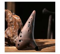 Ocarina Perfect For Professional Ceramic Ocarina 12 Holes Purple Sand Smoked Ocarinas Professional Instruments For Beginners Playing Gifts(Alto G)