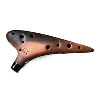 Ocarina Perfect For Professional Ceramic Ocarina 12 Holes Purple Sand Smoked Ocarinas Xun Music Flute Professional Instruments For Beginners Gifts(SC)