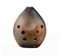 Ocarina Perfect For Professional Ceramic Xun Ten Holes Professional Performance Collection Grade Wood Fired Kiln Change Ancient Xun(G)