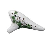 Ocarina Perfect For Professional Good Pitch And Tone 12-hole Ocarina Alto C Tune Hand-painted Professional Ocarina 12-hole AC Tune(Style 4)