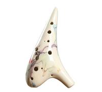 Ocarina Perfect For Professional Ocarina 12 Hole Professional Alto Tone C Beginner Player Music Instruments(White)