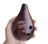 Ocarina Perfect For Professional Ocarina 6-hole AF-tuned Full-mouthed Xun Alto F-tuned Beginner Six-hole Entry-level Ocarina(Style 8)