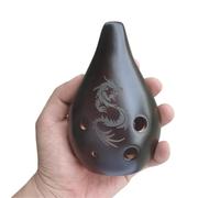 Ocarina Perfect For Professional Ocarina 6-hole AF-tuned Full-mouthed Xun Alto F-tuned Beginner Six-hole Entry-level Ocarina(Style 4)