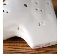 Ocarina Perfect For Professional Ocarina Three-tube AC-tuned 3-tube Alto C-tuned Purple Sand Smoked Ocarina Wide Range Professional Performance Level(Style 3)