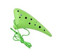 Ocarina Perfect For Professional Resin 12-hole C-tuned Ocarina Treble SC Alto AC-tuned 12-hole Beginner Ocarina(Green,SG)