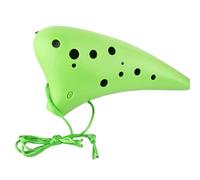 Ocarina Perfect For Professional Resin 12-hole C-tuned Ocarina Treble SC Alto AC-tuned 12-hole Beginner Ocarina(Green,AC)
