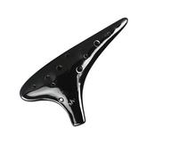 Ocarina Perfect For Professional Rustic Black Pottery 12 Hole Ceramics Ocarina Profesional Pottery Ocarinas Of Time Ocarinas(C-SC)