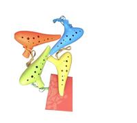 Ocarina Plastic 12 Hole Teaching Model For Beginners(Yellow)