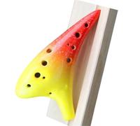 Ocarina Professional durable beginner-friendly colorful 12-hole ceramic ocarina in middle C major.