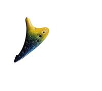 Ocarina Professional durable beginner-friendly colorful 12-hole ceramic ocarina in middle C major.