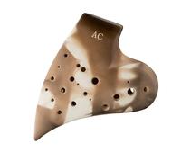 Ocarina Professional Performance Of Ceramic Flute Three Tube Alto C Key Handheld Instrument
