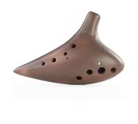 Ocarina Purple Clay Professional Handmade Dolomite Ceramic Redware Musical Instruments Ocarina 12 Hole (Color : Alto G)