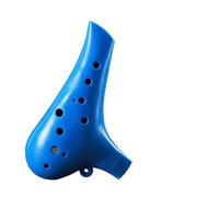 Ocarina Resin Ocarina 12 Hole Alto C Key Plastic With Teaching Materials Professional Performance(Performance blue teaching materials)