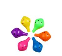 Ocarina Resistant And Easy To Play Ocarina Special Six Hole Beginner Resin Mini Musical Instrument(Long-billed purple)