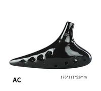 Ocarina Rustic Black Pottery 12 Hole Ceramics Ocarina Profesional Pottery Ocarinas Of Time Ocarinas(C-AC)