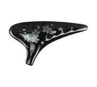 Ocarina Rustic Black Pottery 12 Hole Ceramics Ocarina Profesional Pottery Ocarinas Of Time Ocarinas(B-AC)