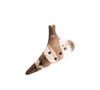 Ocarina SF Treble F Beginner's Introductory Purple Clay Twelve Hole Ocarina with Teaching Materials