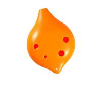 Ocarina Short Mouth Ocarina 6 Hole C Key Player Instrument(Orange)