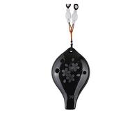 Ocarina Six Hole Beginner's Introduction 6 Hole Alto AC Key Long Mouth Black Pottery Professional Instrument Ceramics (Color : AC alto C key 06)