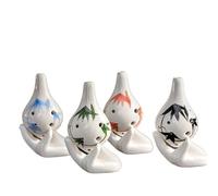 Ocarina Six Hole Ocarina 6 Beginner Alto C Key Leaf Long Mouthed Instrument