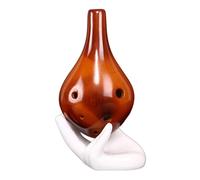Ocarina Six Hole Smoked Ocarina 6 Hole Professional Musical Instrument Ceramic Handicraft Performance(2)