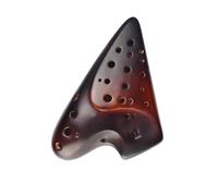 Ocarina Smoked Three Tube Alto C Key Professional Performance Grade 22 Degrees Wide Range