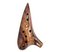 Ocarina Solid Wood 12 Hole Triple Ocarina Professional Performance With Accessories(AC Acacia mangium)