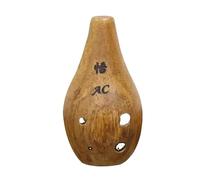 Ocarina Solid Wood 12 Hole Triple Ocarina Professional Performance With Accessories(Six-hole)