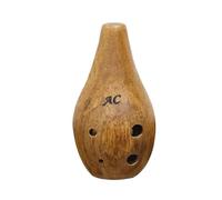ocarina Solid Wood Ocarina 12 Holes Ocarinas Instruments Ocarina Flute Professional Musical Instruments Offers Accessories (Color : Six hole)