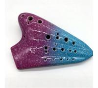 Ocarina Three Pipe Ocarina Smoked AC Tune Three Pipe Beginner Instrument(3)