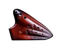 Ocarina Three Pipe Ocarina Smoked AC Tune Three Pipe Beginner Instrument(4)