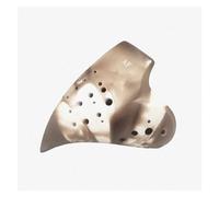 Ocarina Three Pipe Progressive Musical Instruments Handmade Dolomite Ceramic Professional Musical Instrument (Color : Alto F)