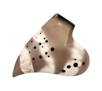 Ocarina Three Tube AC Tuned Mid Range Unglazed Series Ocarina For Professional Performance(Triple-tube BC bass in C)