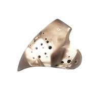 Ocarina Three Tube AC Tuned Mid Range Unglazed Series Ocarina For Professional Performance(Triple-tube AF alto in F)