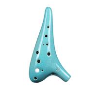 ocarina Twelve-hole Ocarina Alto C Key AC Ceramic Production Teaching For Beginners To Play The Ocarina 12 Holes (Color : 3)