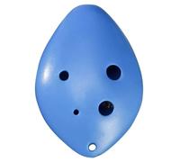 Ocarina With Songbook Neck String Ceramic Professional Small Wind Instrument(Blue)