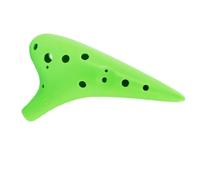 Ocarina wooden 12 Hole Alto AC Entry Level Resin Ocarina Beginner Level Professional Musical Instrument(Green)