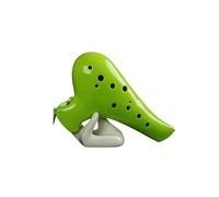 Ocarina wooden 12 Hole Alto C Key Performance Plastic Resin Environmentally Friendly(Green)