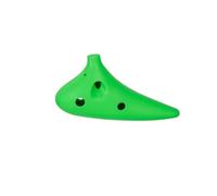 Ocarina wooden 12 Hole Ocarina Early Childhood Music Enlightenment(Green)