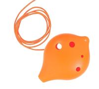 Ocarina wooden 6 Hole Ocarina For Resin Instrument Adult Orange Beginners