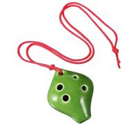 Ocarina wooden Green Mini 6Hole Ocarina Ceramic Portable Musical Instrument For Beginners With Sheet Music Transparent