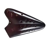 Ocarina wooden Ocarina 12 Hole Alto C Key AC Retro Smoked Triple Ceramic Music Professional Instrument Beginner