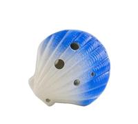 Ocarina wooden Ocarina 6hole Alto C Key Beginner Teaching Ceramic Pendant Music Enlightenment(1)